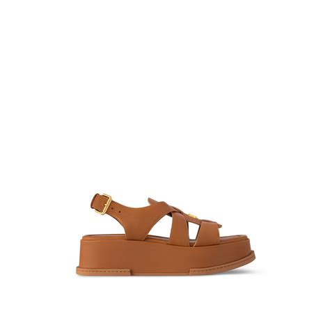 louis vuitton maya flatform sandal